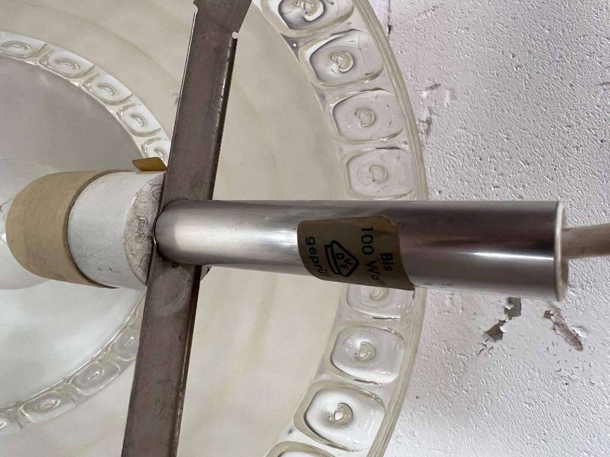 Suspension / lustre vintage en plexi erco