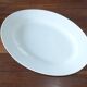 Large thick dish in white porcelain from Paris 19th