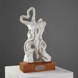 Abstract Ceramic Sculpture “Symphonie” by Freddy Callant, Belgium 1960s