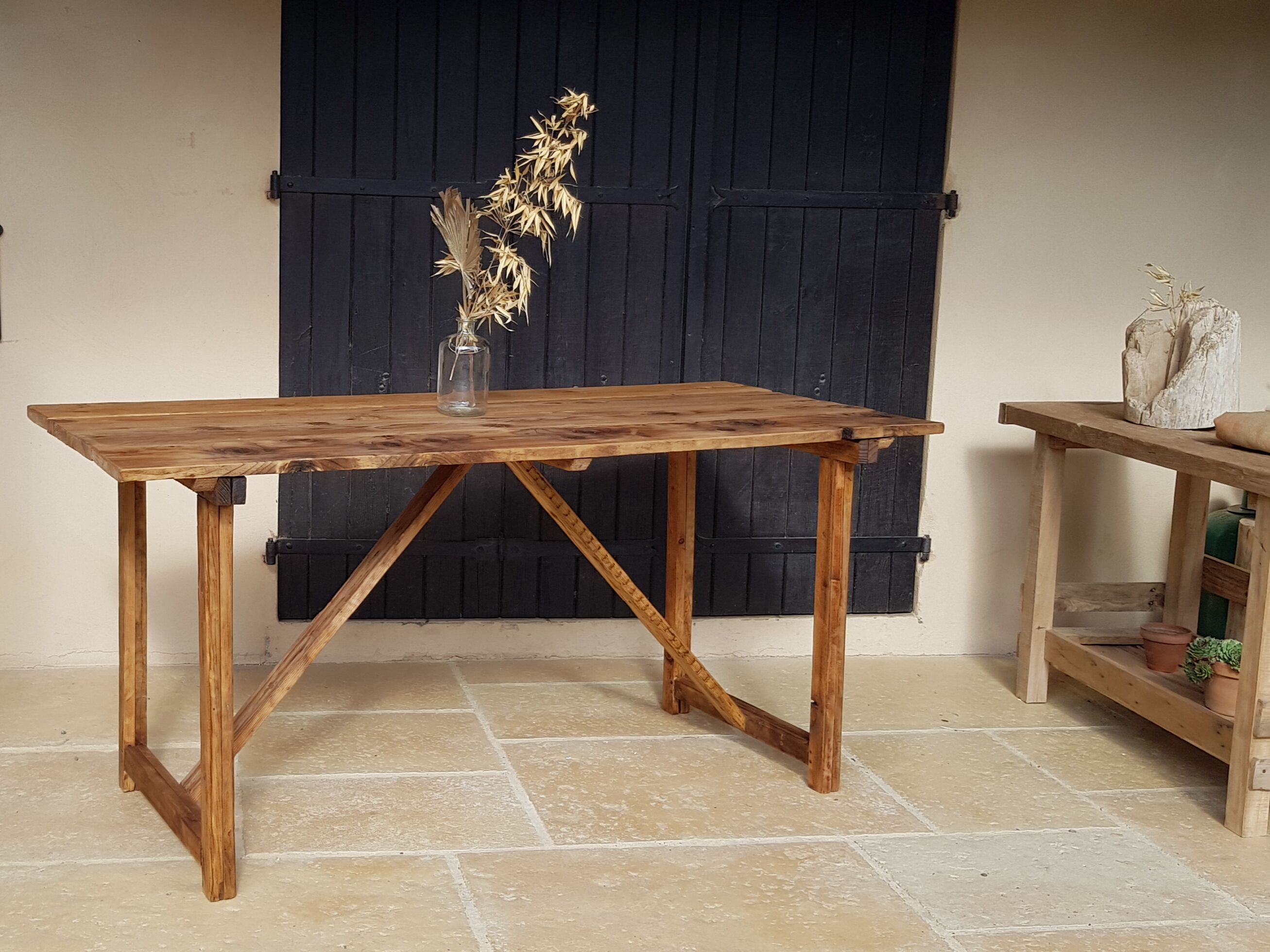 Ancienne table en sapin