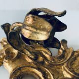 Gold wall candle holder
