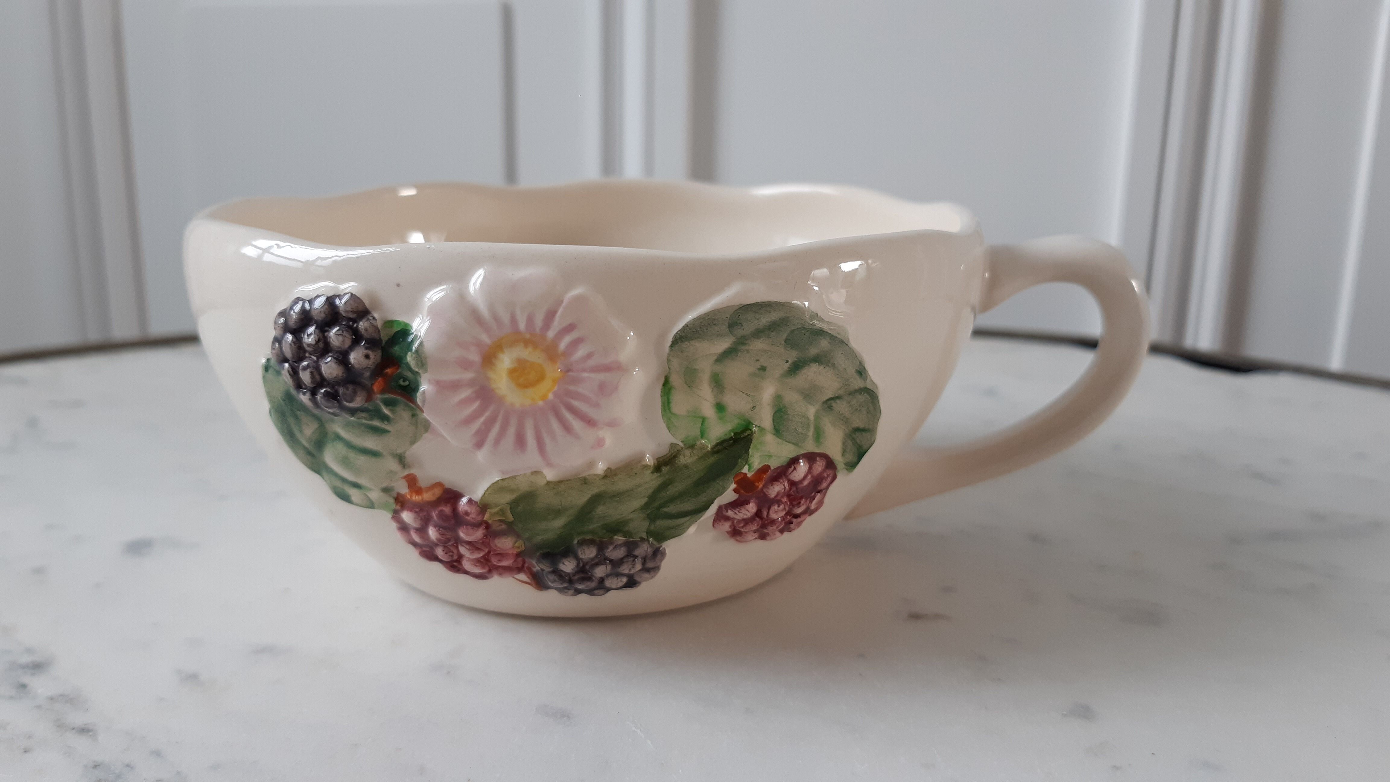 F&G Lunéville slip cup 50s-60s