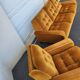 Ensemble canapé fauteuil vintage velours