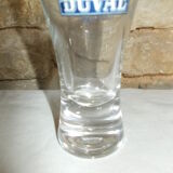Lot 6 verres pastis duval bistrot publicitaire