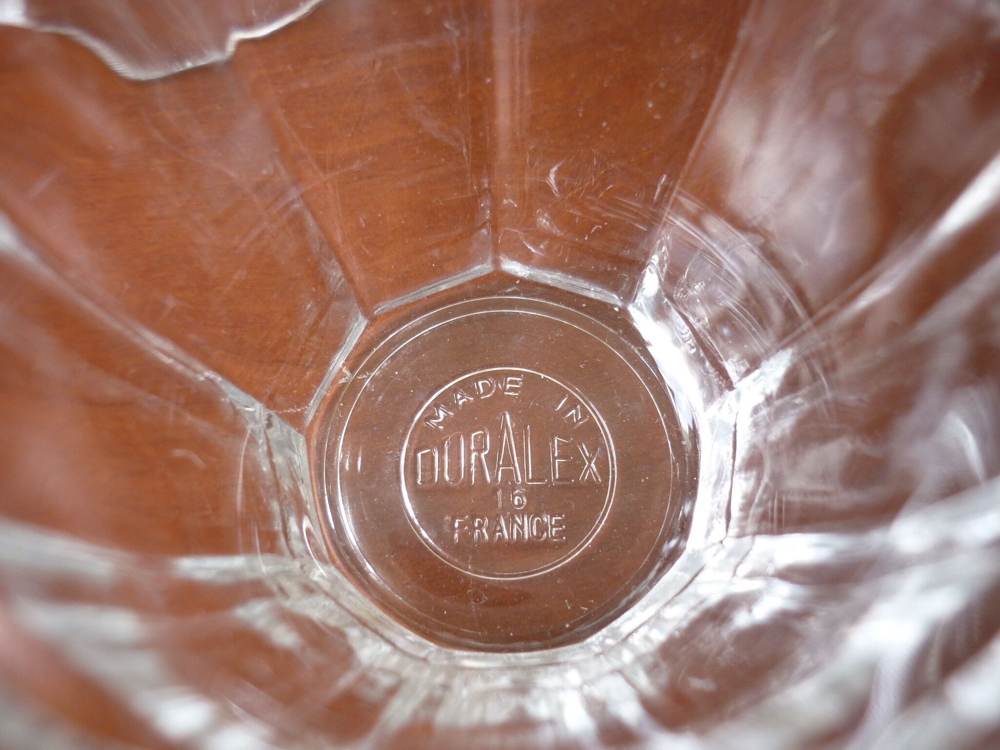 3 verres Duralex transparents