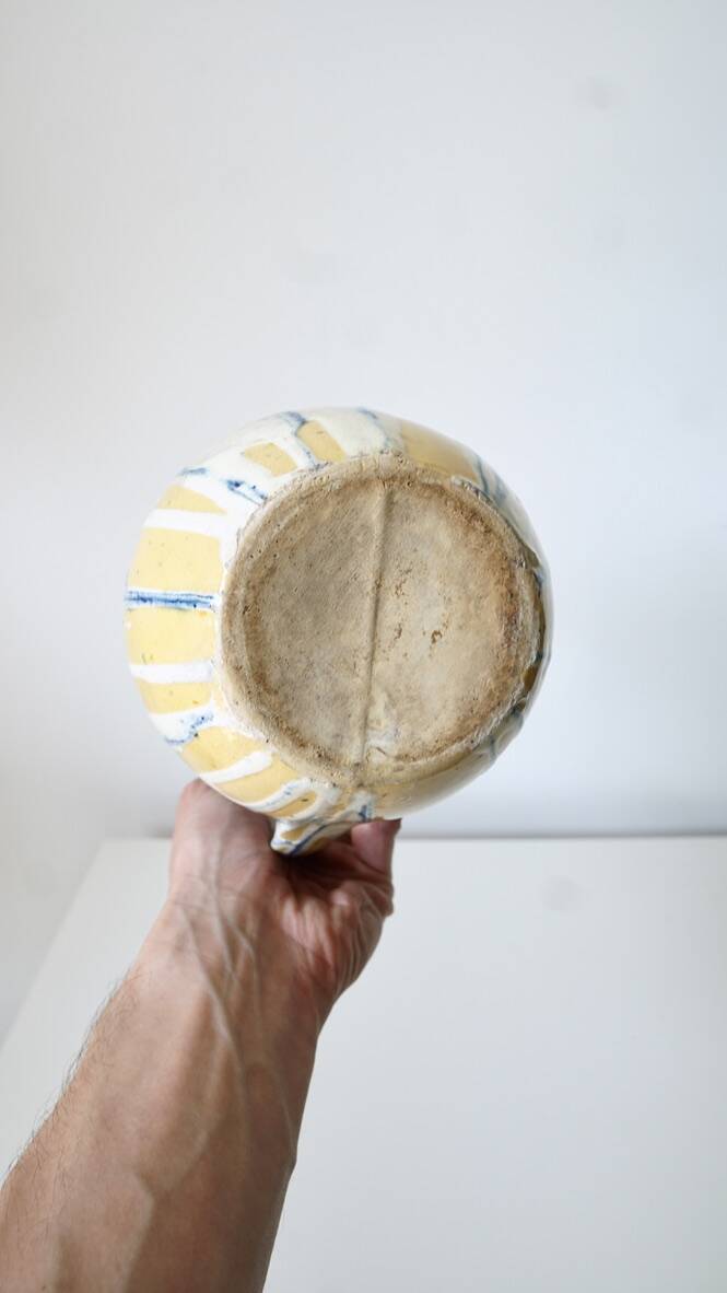 Pitcher, carafe in glazed ceramic