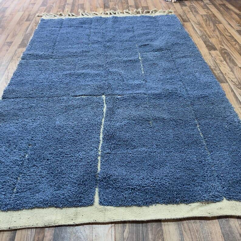 Handmade traditional beni ourain rug size 150 x 250 cm