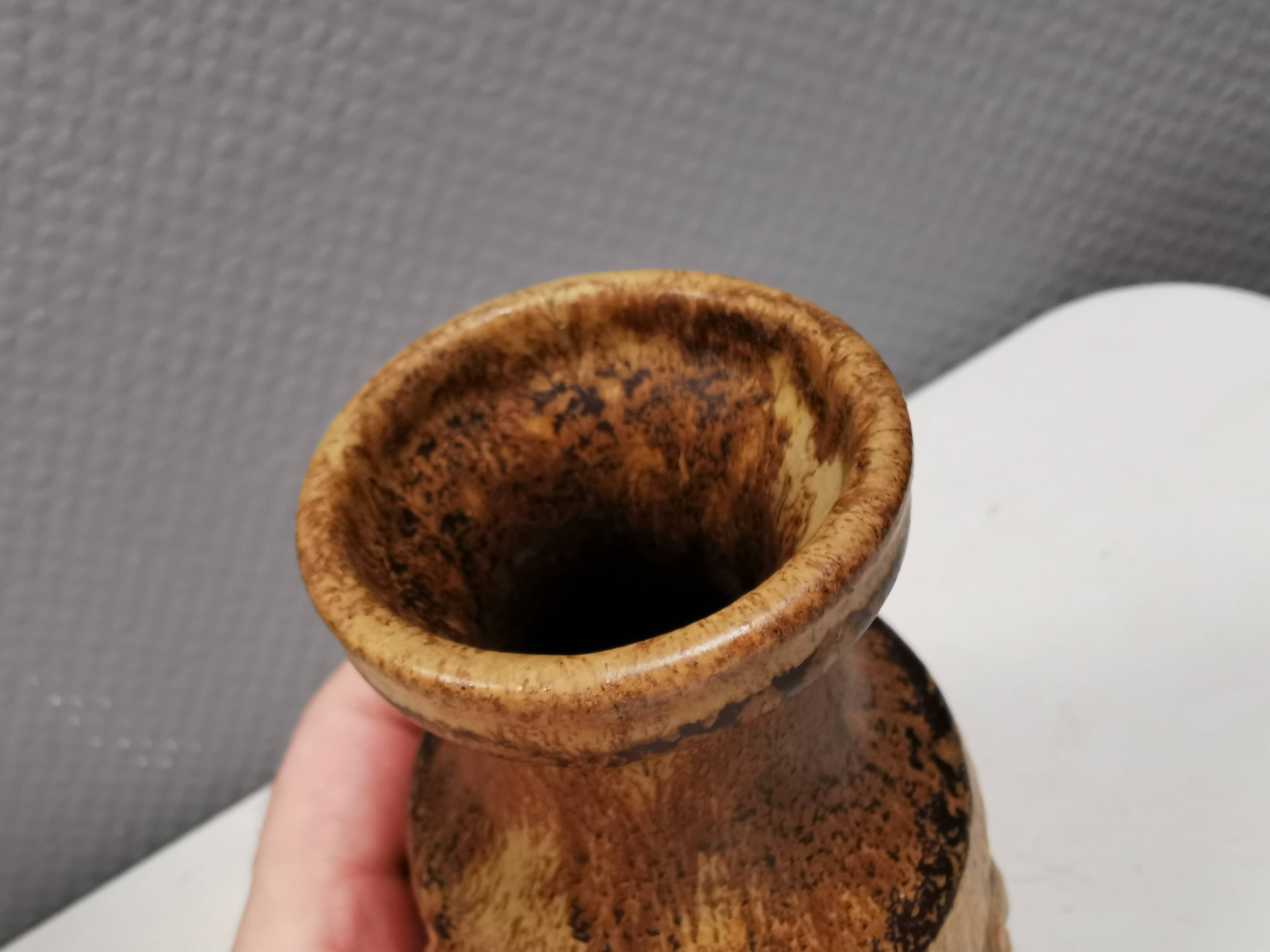 Small ceramic vase from Løvemose/Denmark