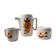 Tognana teapot, milk jug, sugar jar set - Made in Italy