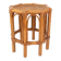 Tabouret vintage octogonal en rotin et cannage
