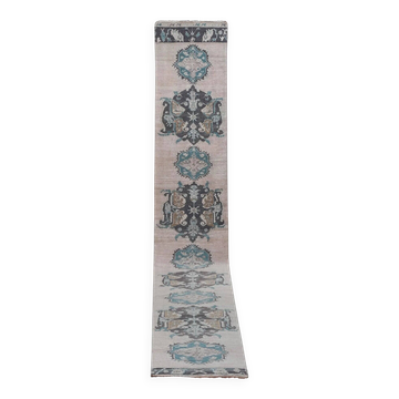Tapis de couloir turc vintage
