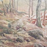 Nature painting table
