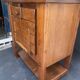 Vintage pine brutalist furniture