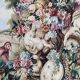 Handmade aubusson vintage tapestry 116x149 cm