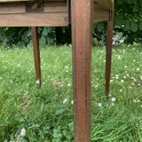Glass tea table with its tray