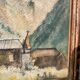 Tableau aquarelle sur papier de montagne