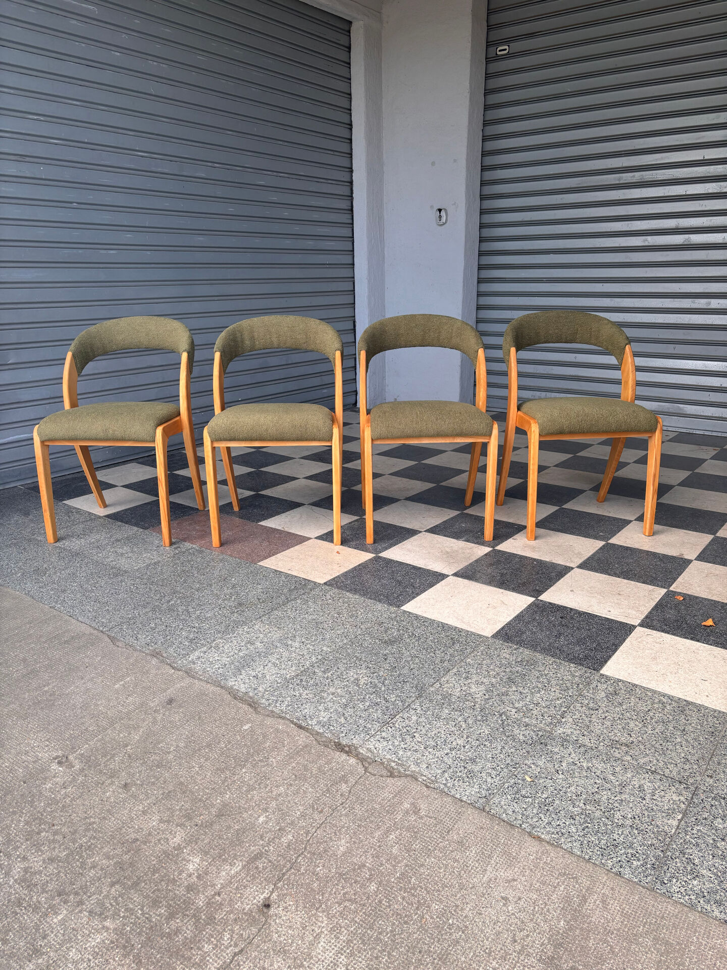 Set de 4 chaises gondoles Baumann
