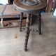 Beaded Tripod Mid-Height Stool