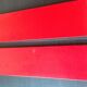 Carmine red wall flooring by Schubert Werk / vintage 60s-70s