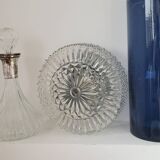 Round ceiling lamp made of molded glass