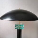 Lampe de table vintage en métal 80s