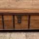 bench - teak chest from Burma with original fittings
