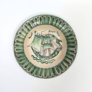 4 Vietri plates decorated by Fabbrica Ceramica Avallone, 1930s