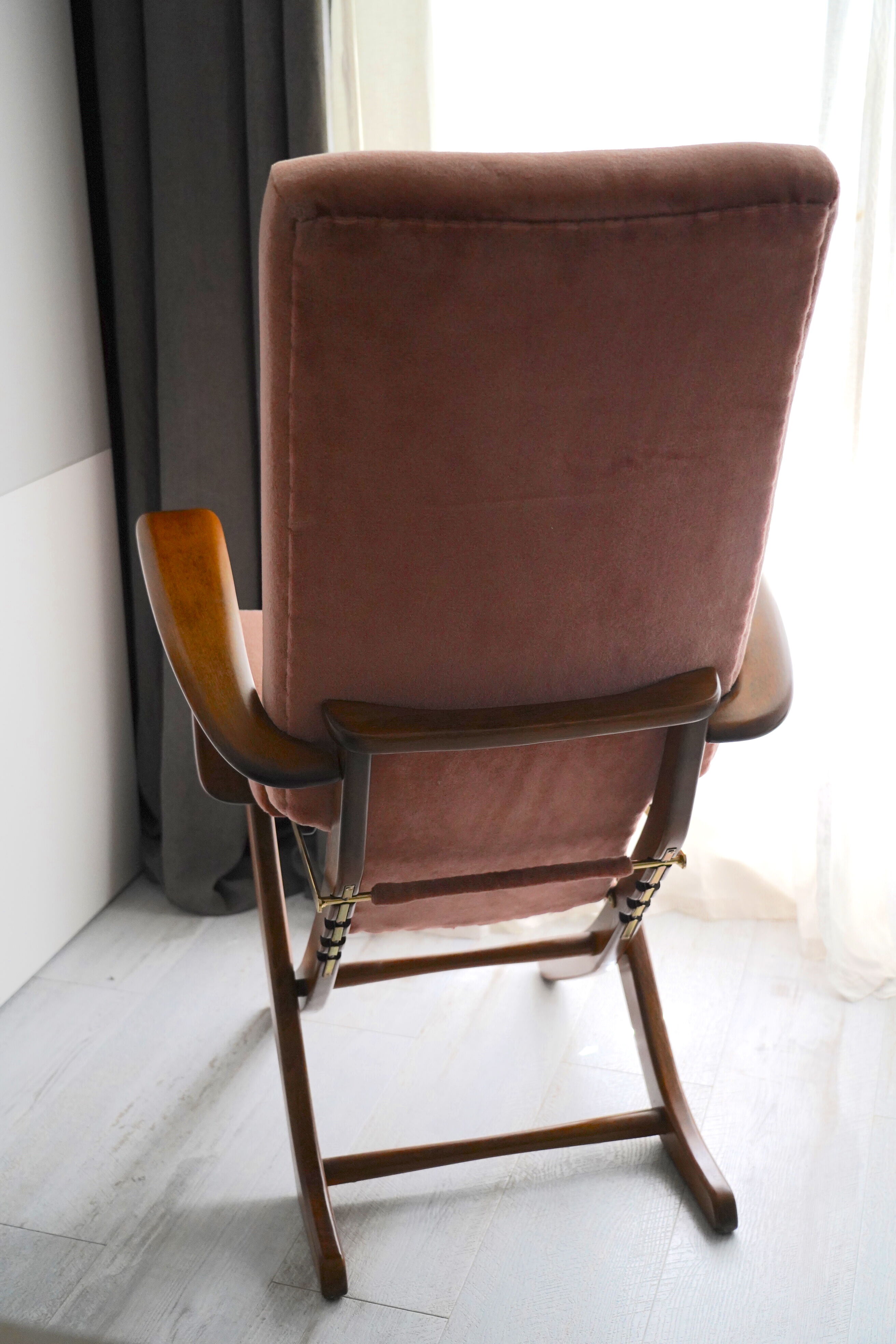 Reclining vintage armchair