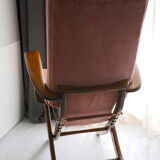 Reclining vintage armchair