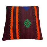 Vintage turkish kilim cushion cover , 40 x 40 cm