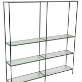 Vintage Poul Cadovius Abstracta wall unit cabinet