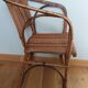 Fauteuil bistrot en bambou et osier