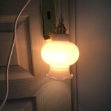Vintage opaline walking lamp