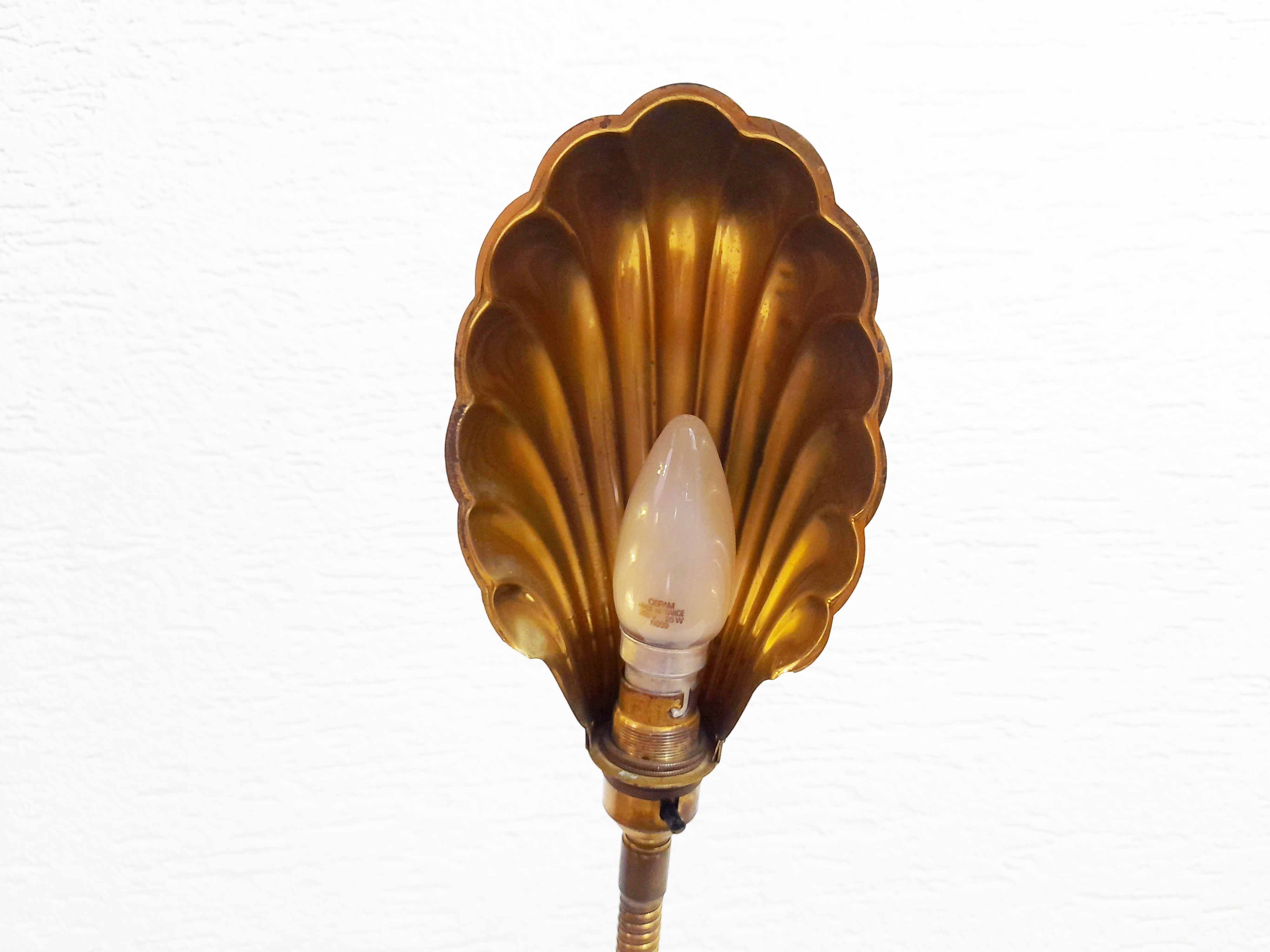 Lampe "coquillage" Art Nouveau