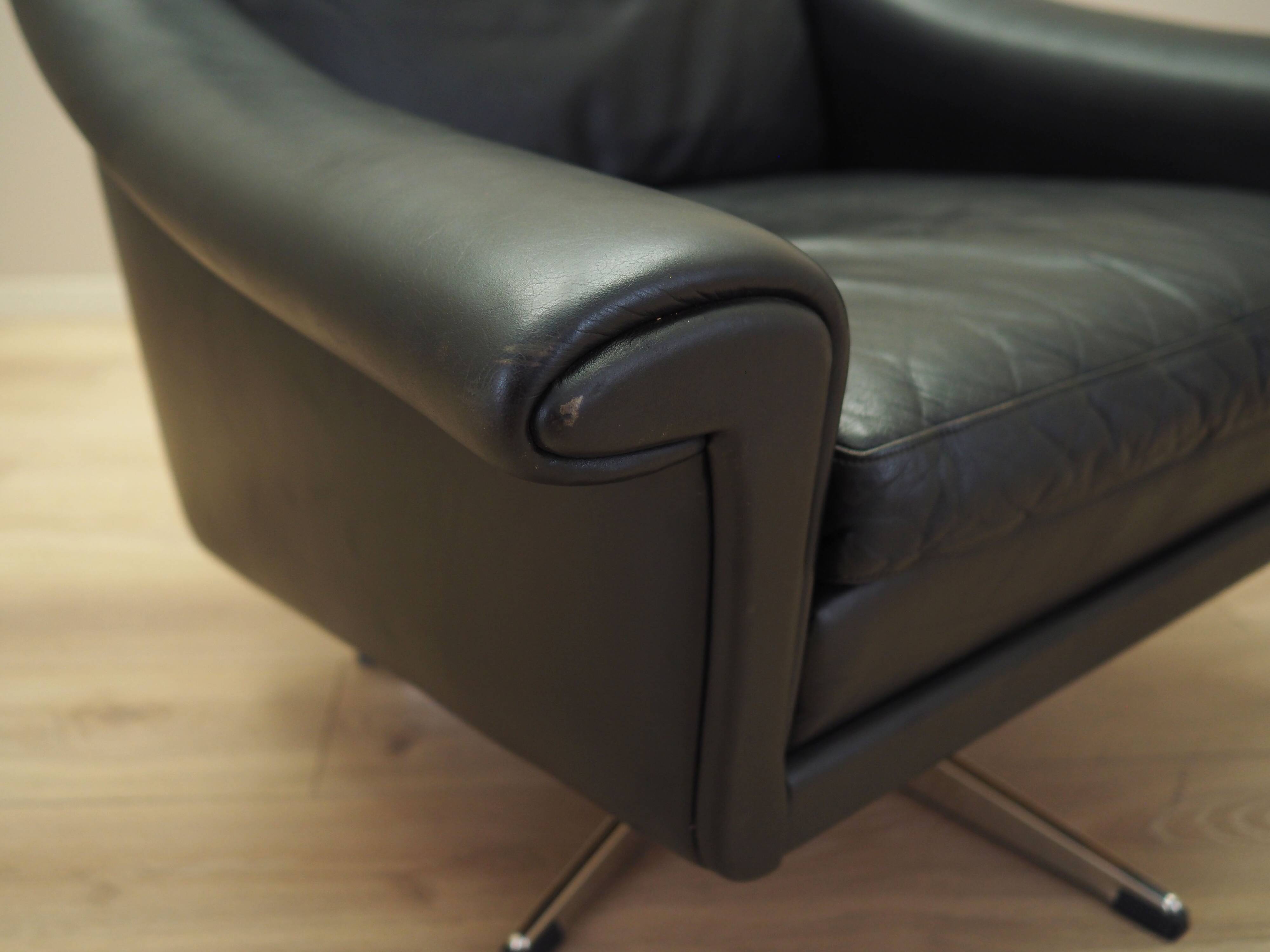 Fauteuil pivotant, design danois, années 1960, fabricant : Eran Møbler, designer :