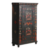 Antique painted pine wardrobe – Austro-Hungarian Empire, Year 1835