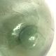 Dame jeanne green in molded glass sabree candy old vintage 44 cm ht