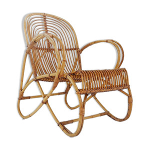Fauteuil en rotin, 1960