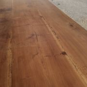 Table de Ferme rustique en merisier massif 19éme - 1m91.5