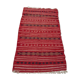 Tapis kilim rouge berbère 200x118cm
