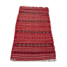 Tapis kilim rouge berbère 200x118cm