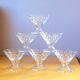 Service de 6 verres à cocktail art deco