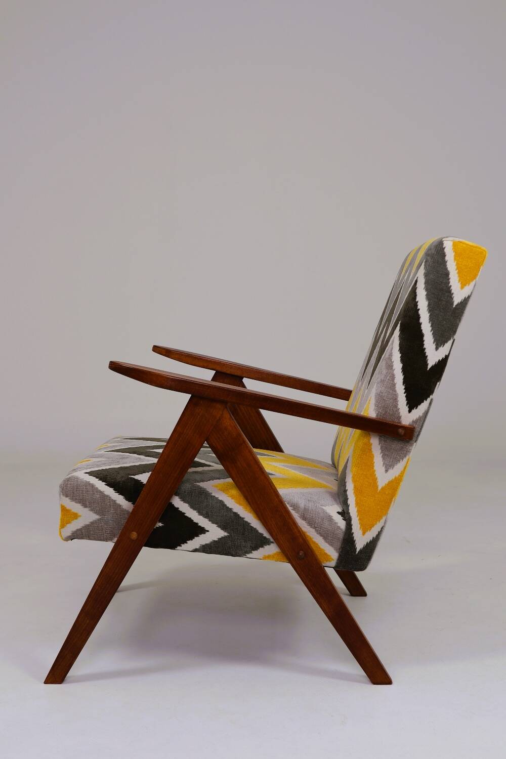 Vintage ethnic chic armchair modern design