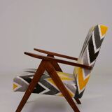 Vintage ethnic chic armchair modern design