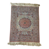 Handmade Persian silk carpet