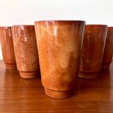 Digoin cups in glazed stoneware
