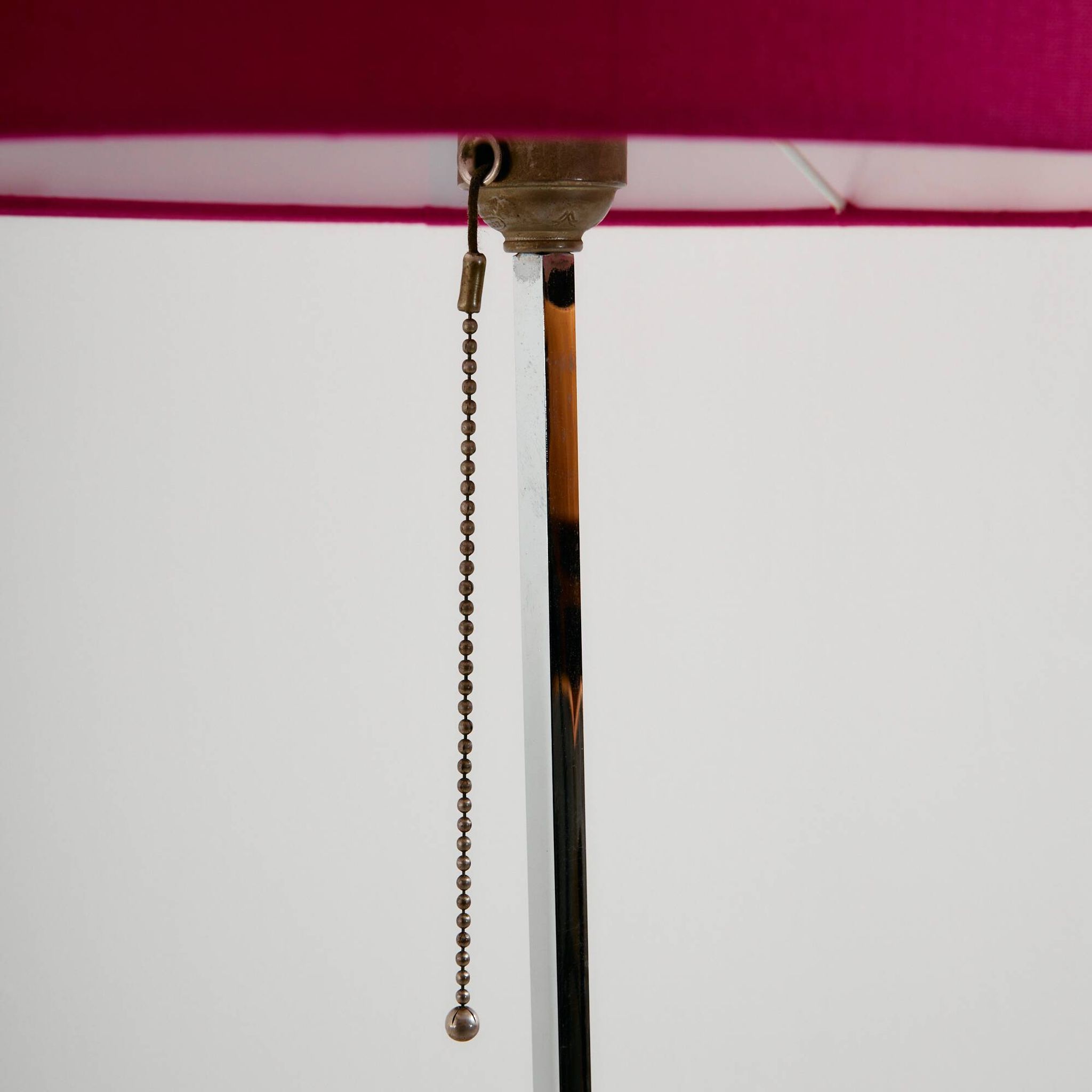 Lampadaire chromé