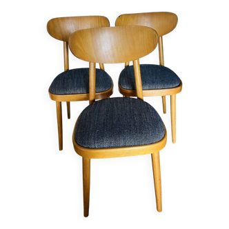 3 chaises Baumann vintage