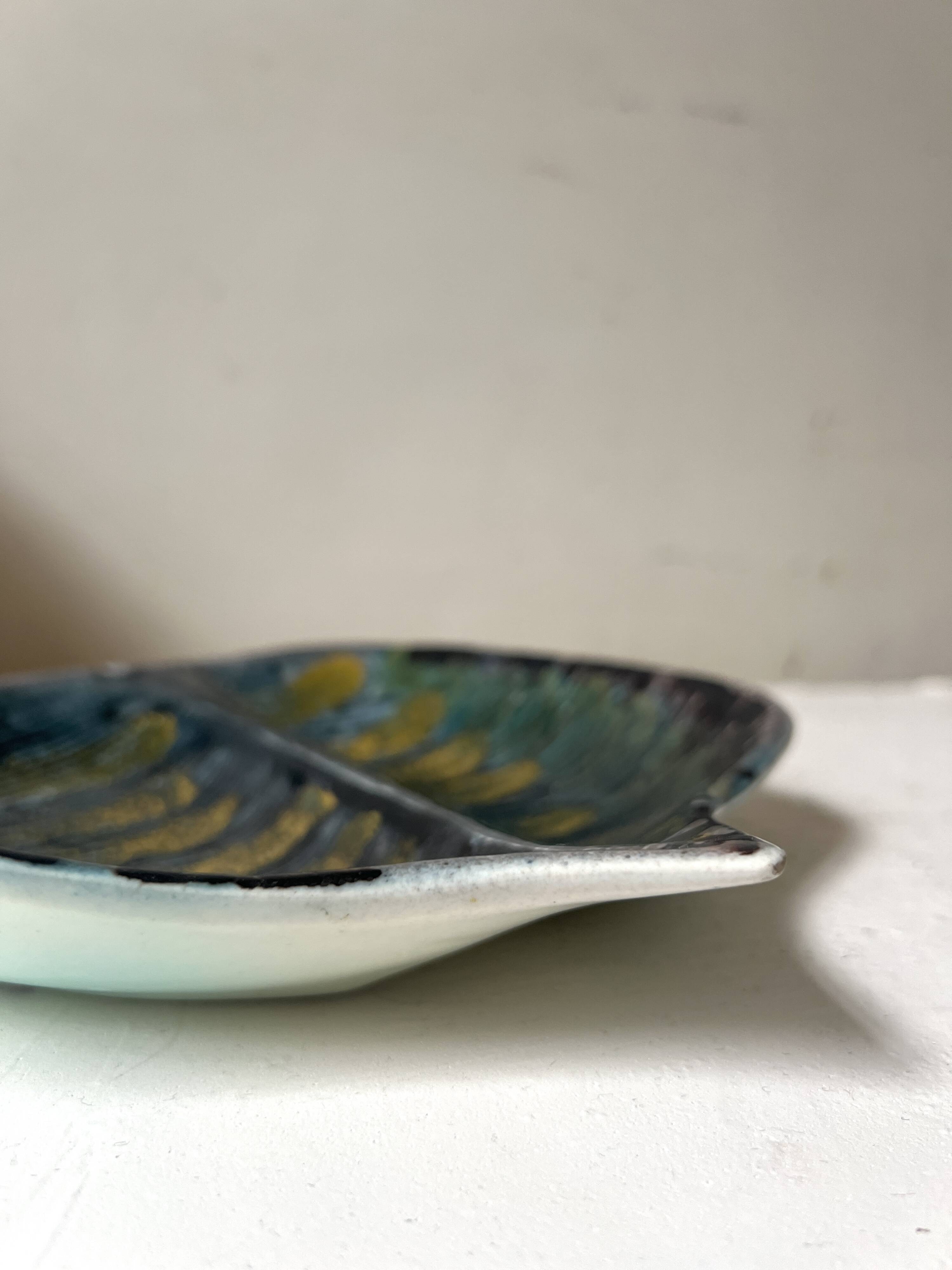 Enamelled ceramic pocket bowl – Vallauris / 1950s-70s