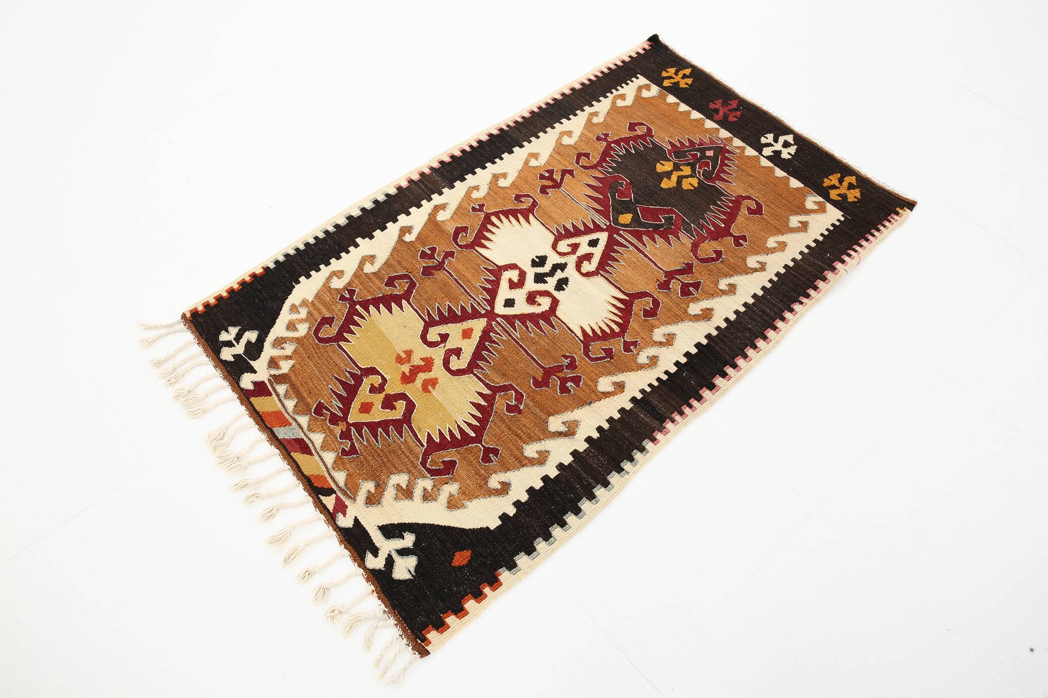 3x5 Small Size Vintage Kilim Rug, 84x137Cm